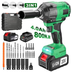 3 1/2 20V Industrial-Grade Cordless Impact <b>Wrench</b> 800nm Torque DIY CW-20DNEW Cordless Impact <b>Wrench</b> CW-20DNEW - Product Image 5