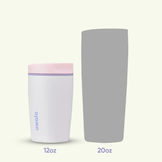 12oz pink white