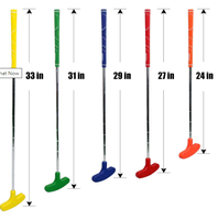 Putters de golf double face Putter bidirectionnel pour enfants Mini Golf Club pour hommes femmes golfeurs droitiers ou gauchers Putters de golf juniors