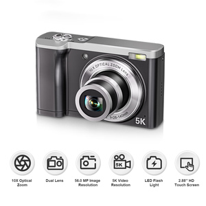 กล้องดิจิตอลรุ่นล่าสุด DC305X สำหรับ VLOG ความละเอียด 56MP 5K หน้าจอ 2.8 นิ้ว ซูมออปติคอล 7.1x-16x กล้องออปติคอลแบบการ์ด ความละเอียด 56MP 5K - Product Image 5