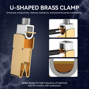 Receptáculo de Carga para Vehículos Eléctricos de 50 Amperios, Tomacorriente NEMA 14-50R, 125/250 Voltios, Ideal para Vehículos Eléctricos y Autocaravanas, con Certificación ETL - Product Image 6