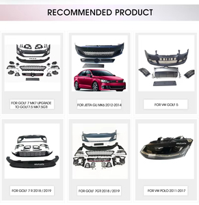 New GOLFLIATH High Quality Auto Rear Bumper Lip Diffuser <strong>Spoiler</strong> for Golf 7 <strong>GTI</strong> 2013-2016 Left &amp; Right Exhaust Black - Product Image 5