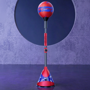 Bola de Velocidad de Piel Sintética Ajustable en Altura, Objetivo de Entrenamiento de Boxeo Vertical para Adultos - Product Image 1