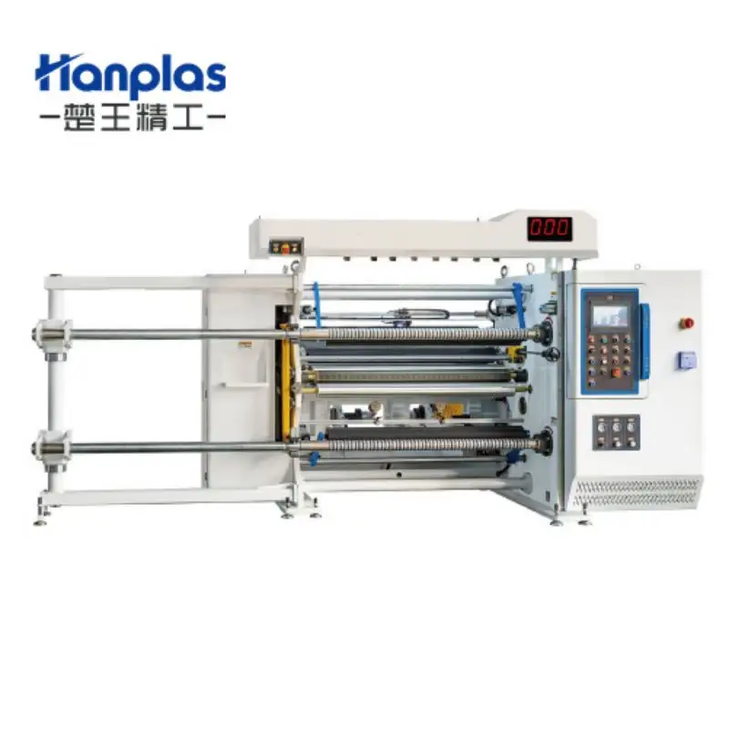 HTF-D Hanplas PE PVC BOPP Label Slitting Machine 1600 мм продольная перемотка 400 м/мин производственная мощность