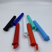 Botol Plastik Kedap Bau 116mm Pop Top Tubes, Wadah Tahan Bau untuk Pil, Herbal, Bunga, dan Suplemen, Kelas Medis