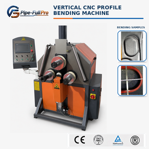 Machine de pliage verticale CNC pour profilés aluminium, pliage à 3 rouleaux pour fenêtres, portes, murs rideaux et profilés de volets roulants - Product Image 1
