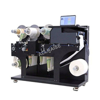 Machine d'impression d'étiquettes numériques tout-en-un entièrement automatique à grande vitesse avec découpe, refendage et laminage