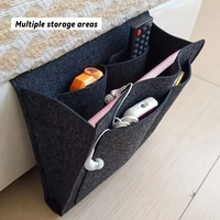 Tas Penyimpanan Gantung Samping Tempat Tidur Kotak Penyimpanan Tisu Remote Control Ponsel Tas Gantung Buku Samping Tempat Tidur Barang Rumah Tangga Lain-Lain