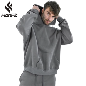 Sudadera <span class=keywords><strong>con</strong></span> <span class=keywords><strong>capucha</strong></span> extragrande de algodón para hombre, estilo urbano, <span class=keywords><strong>con</strong></span> <span class=keywords><strong>estampado</strong></span> en relieve personalizado, 500 g/m², diseño holgado, impresión puff, esencial. - Product Image 1