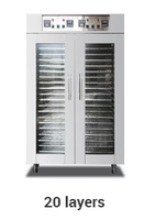 Sanying – séchoir Commercial en acier inoxydable, 20 couches, pour aliments, fruits, légumes, viande