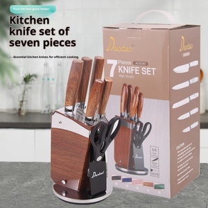 High Quality Kitchen <b>Knives</b> <b>Set</b> Stainless Steel Scissor Chef <b>Knives</b> Kitchen <b>Knives</b> & Accessories With Block - Product Image 3