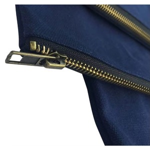 Échantillon gratuit : Petite pochette à outils avec fermeture éclair, sac à outils en toile de coton, sac de rangement robuste multi-usages et très résistant - Product Image 4