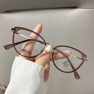 Monturas de Gafas Retro Ojo de Gato para Mujer, Lentes Anti Luz Azul para PC, Montura Completa, Tamaño Pequeño, Origen Danyang S2 89013 1 - Product Image 4