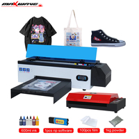 Impresora de ropa R1390 DTF con horno, máquina de impresión de camisetas de película de transferencia Digital A3