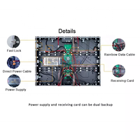 P1.56 kapalı HD tam renkli küçük LED ekran LED ekran LED Video duvar taşınabilir led panel ekran Mini reklam LED ekran