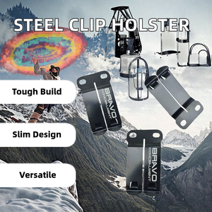 वाई स्टेनलेस स्टील मिश्र धातु ले जा रहे हुक चाकू शीथ धातु निर्माण जेब होल्स्टर - Product Image 2