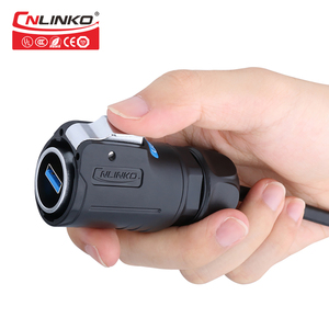 Cnlinko M24 kết nối cáp không thấm nước Bộ chuyển đổi bảng điều khiển gắn kết cáp kết nối Dip không thấm nước USB 3.0 kết nối - Product Image 4