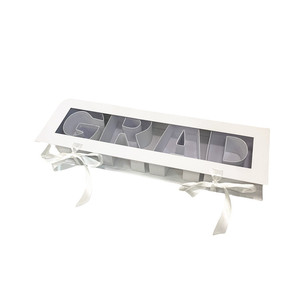 SINOWRAP A016 Suministros para Graduación, Caja <span class=keywords><strong>de</strong></span> Regalo <span class=keywords><strong>con</strong></span> <span class=keywords><strong>Ventana</strong></span> para Graduación, Embalaje Floral Personalizado, Fabricante Mayorista - Product Image 4
