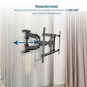 Support mural articulé pour téléviseurs de 40 à 75 pouces, jusqu'à 45 kg, VESA 100x100 à 600x400 - Product Image 3