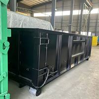 Conteneur de recyclage, Conteneur à crochet élévateur, Conteneur à déchets à crochet élévateur, Conteneur à ferraille à crochet élévateur, Conteneur à déchets amovible, Élimination des déchets, Gestion des déchets