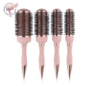 Cepillo de Pelo Rizado de Lujo con Recubrimiento Electrolítico, Resistente al Calor, Calidad de Salón con Cerdas Resistentes a Altas Temperaturas - Product Image 1