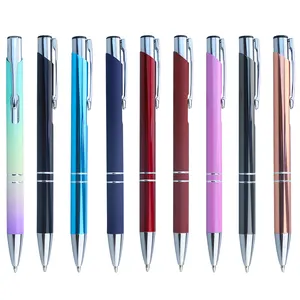 HY-pen pulpen aluminium murah dalam jumlah besar pena kualitas tinggi logo warna kustom