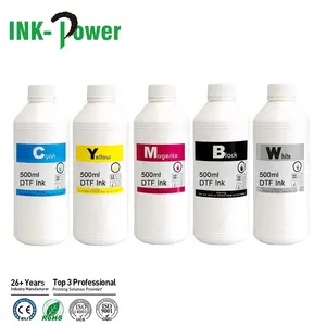 100ml 250ml 500ml 1000ml Premium DFT Tinta Branco Encre Cor UV Têxtil Inkt Tinta DTF para Epson L805 I3200 4720 5113 DX5 Impressora