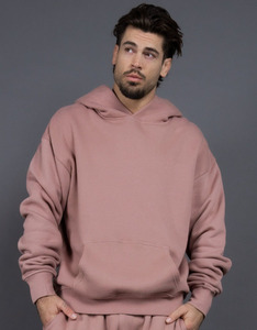 Ensemble sweat-shirt et pantalon de survêtement pour homme, coupe droite ample, en coton 100% lourd et épais, avec impression numérique - Product Image 4