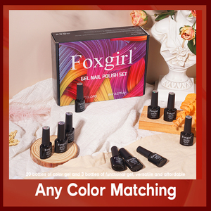RS Nail Gel Polish Kit <span class=keywords><strong>Foxgirl</strong></span> Gel Polish Tomato Corpora Oem Nail Beauty Vernis Gel réfléchissant avec logo personnalisé pour salon de beauté des ongles - Product Image 3