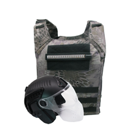 Ensemble de gilet et casque tactique à détection électronique de coups pour jeux de simulation de style PUBG avec système de combat CS en direct en extérieur