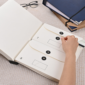 Tùy chỉnh OEM trong trường hợp Tôi Đi Mất Tích chất kết dính Folio tài liệu tổ chức giấy kraft cho hồ sơ Key thông tin cá nhân hình ảnh tập tin - Product Image 4