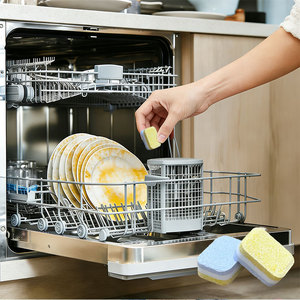 Tabletas Lavavajillas de Marca Privada OEM ODM Venta al por Mayor de Fábrica Tabletas Detergentes de Limpieza Potente para Uso en la <span class=keywords><strong>Cocina</strong></span> - Product Image 3