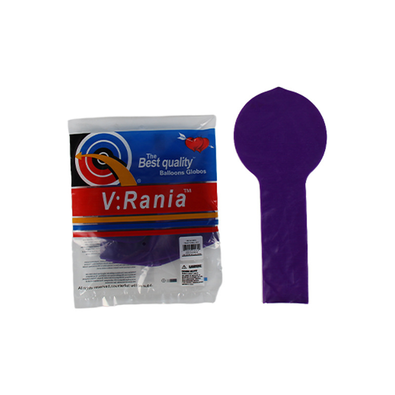 Palloncino piatto in cristallo viola