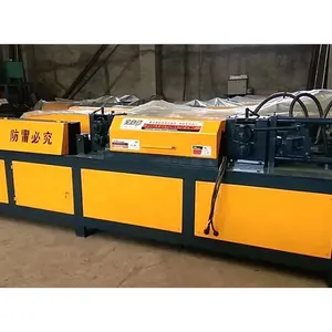 Automatic building steel straightening machine wire drawing cutting off multi functional equipment