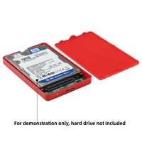 Casing Hard Drive Eksternal USB 3.0 2,5 inci, Bahan ABS, SATA Mechanical SSD; Buatan Cina, Ekspor Langsung Pabrik