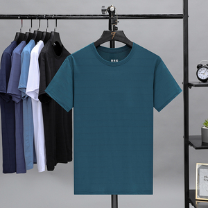 Camiseta de Verano de Secado Rápido para Hombre, Cuello Redondo, Informal, Deportiva, Transpirable, para Correr - Product Image 3