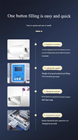 Machine d'Emballage Alimentaire Entièrement Automatique pour la Mise en Sac et le Remplissage Quantitatif de Sauce Chili, Beurre de Cacahuète et Sauce Tomate
