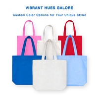 Nouvelle promotion, logo personnalisé, sacs fourre-tout en toile de coton de 16 oz, imprimés personnalisés, grands sacs fourre-tout en toile de coton simples avec poche
