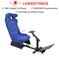Asiento de Simulación de Carreras Plegable GY043 para Cabina de Simulador de Conducción y Accesorios de Juegos de Carreras de Coches
