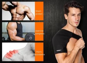 อุปกรณ์พยุงไหล่แบบรัด สำหรับรองรับกล้ามเนื้อหมุนไหล่ที่ฉีกขาด สายรัดแขนสำหรับอาการบาดเจ็บที่ไหล่และบรรเทาอาการ<span class=keywords><strong>ปวด</strong></span>ข้อ - Product Image 4