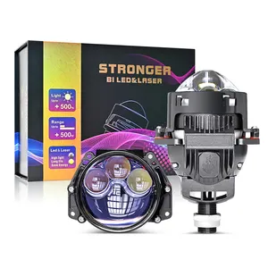 Led Koplampen Lens Licht Voor Auto 3 Inch Laser Koplampen Bi Led Lenzen Koplampen Projector Lamp 65W Auto-Accessoires