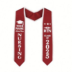 Conjunto de Estola de Graduación Personalizada Clase de 2025 - Accesorios Personalizados para Banda y Birrete de Graduación - Product Image 2