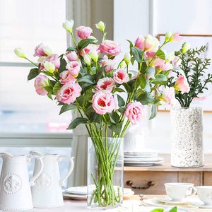 Grand <span class=keywords><strong>vase</strong></span> en verre rond transparent recyclé pour la décoration de la maison - Product Image 5
