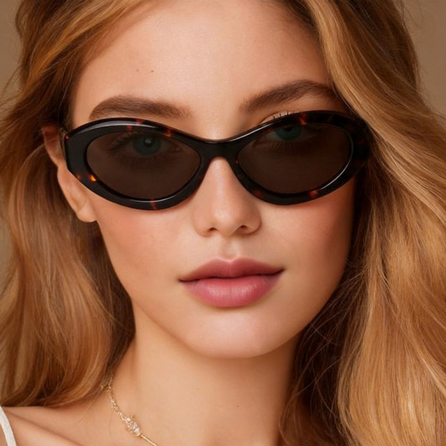 Unisex Luxury Acetate Sunglasses UV400 Lenses Full Rim Cat Eye Frame Fashion Eyewear for Outdoor With Custom Logo No Minimum