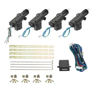 Universal DC 12V Central Locking System with Nylon material Riveted gun-type lock actuators for 4 Doors