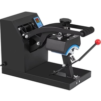 Presse à chaud multicolore CP-2815 220V/110V pour transferts sur casquettes, étiquettes, cartes en papier