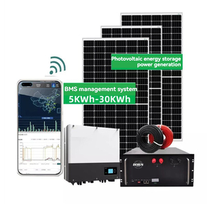 ระบบพลังงานแสงอาทิตย์แบบเรียงซ้อนได้ 10kw 20kw พร้อมมาตรฐาน IP65 สำหรับบ้าน แบตเตอรี่ลิเธียมไฮบริดแบบครบชุด BS-26224 ความจุสูง รองรับได้สูงสุด - Product Image 4