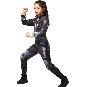 ชุดคอสเพลย์สำหรับเด็กฮาโลวีนคอสเพลย์สไปเดอร์แมนชุดกัปตันสำหรับเด็กผู้หญิงชุดวันซี่วัสดุโพลีเอสเตอร์ - Product Image 2