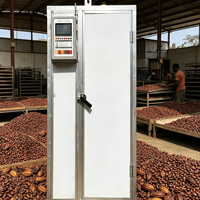 XIANGRUI Armoire de séchage industrielle à trois portes en acier inoxydable, déshydrateur de fruits et herbes, contrôle de la température, 12000W