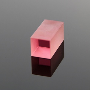 Plaque de cristal Ti Al2O3 résistante à l'usure, tige de cristal d'oxyde d'aluminium dopée au titane pour la technologie infrarouge - Product Image 2